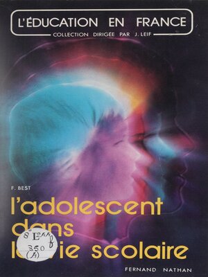 cover image of L'Adolescent dans la vie scolaire